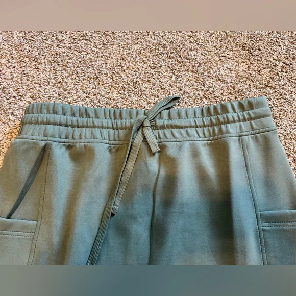 Rae Mode Scuba Long Skirt with Drawstring Waist GRP B Sage Leaf - Picture 4 of 7